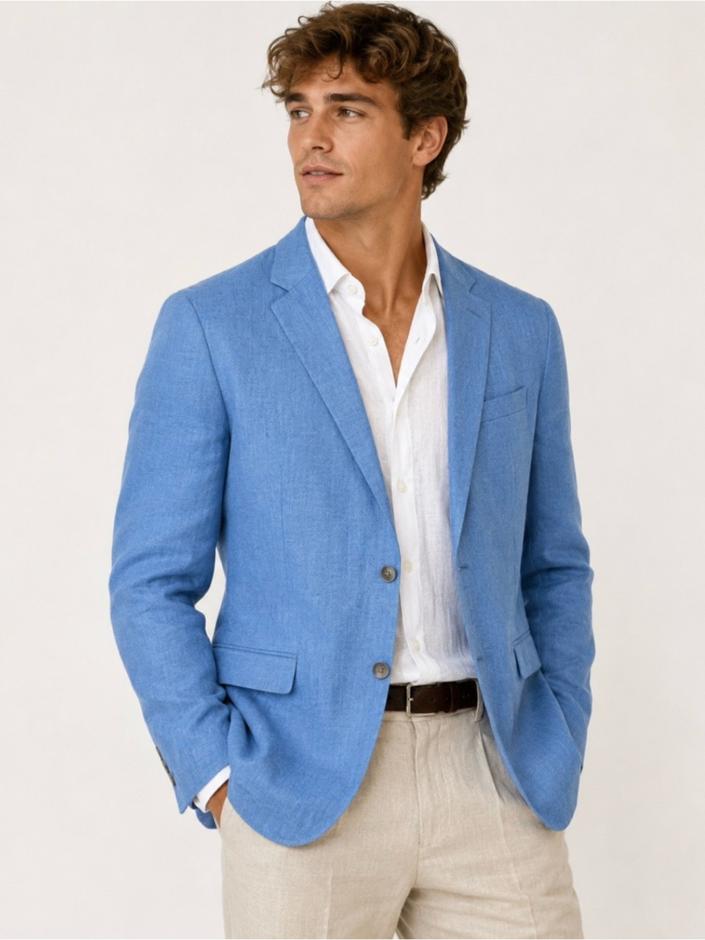 Lauren Ralph Lauren Linen Blend Sport Coat Blazer